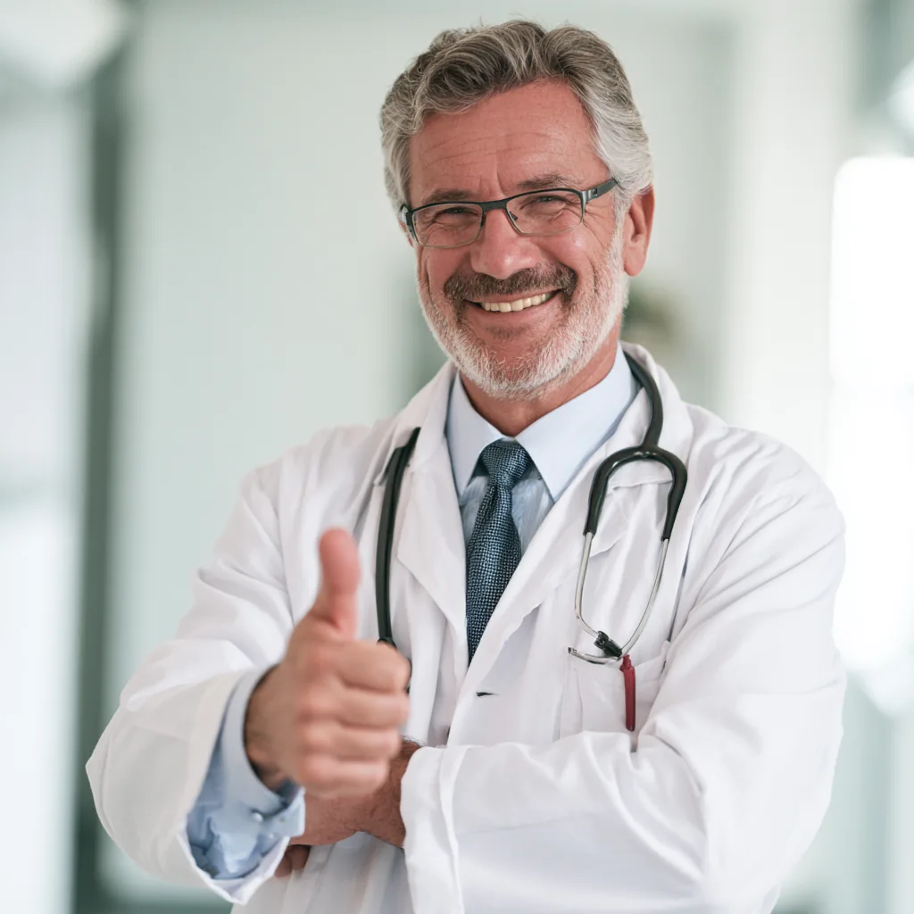 Physician at a medical practice